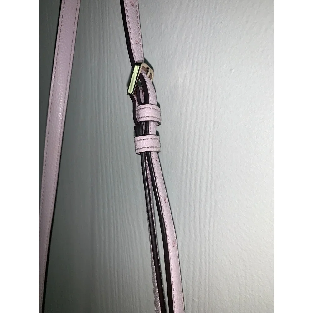 Kate Spade New York Lavender Pebbled Leather Drawstring Bucket Bag‎ Crossbody